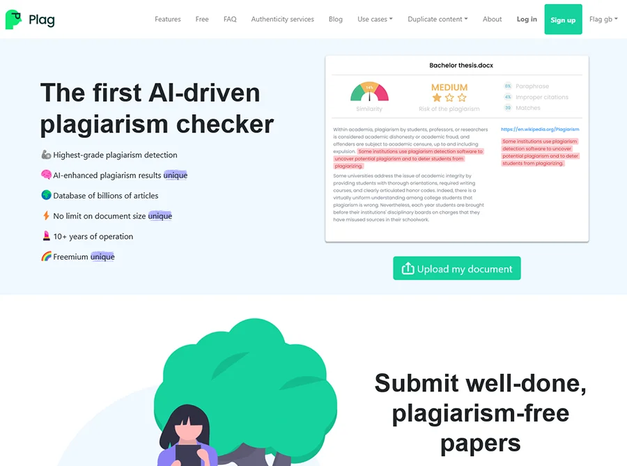 Plag.ai plagiarism checker