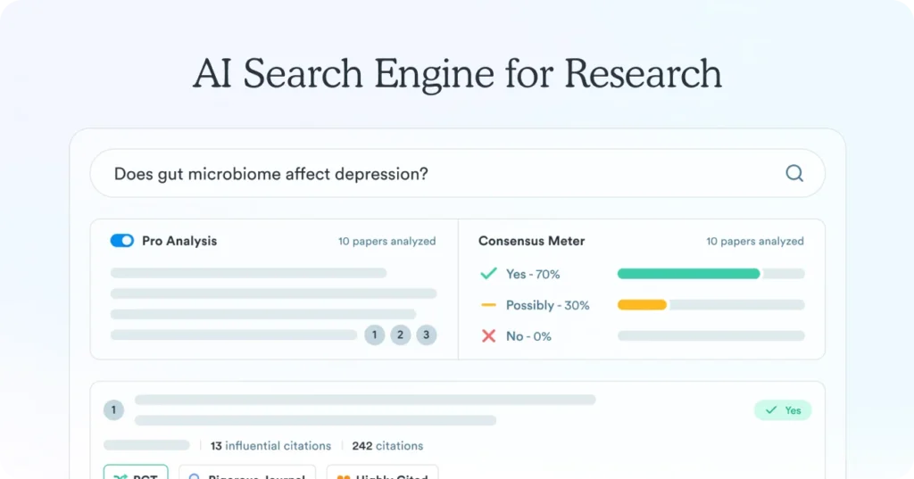 Consensus AI Tool